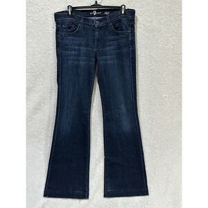 7 for All Mankind Dojo Womens Jeans Size 29* Waist 32 Inseam 33 7 Back Pocket